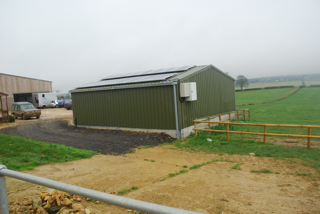 Cattle shed construction completed